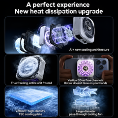 CX21 Semiconductor Phone Cooling Fan | Magnetic Mobile Cooler