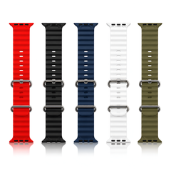 Ocean Silicone Smartwatch Strap 44mm | Durable Sport Watch Band