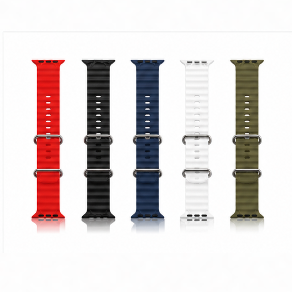 Ocean Silicone Smartwatch Strap