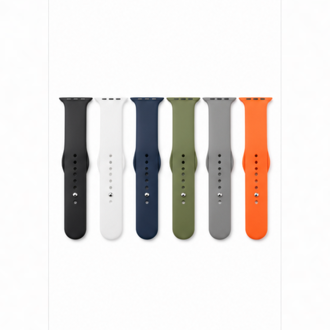 Plain Silicone Smartwatch Straps