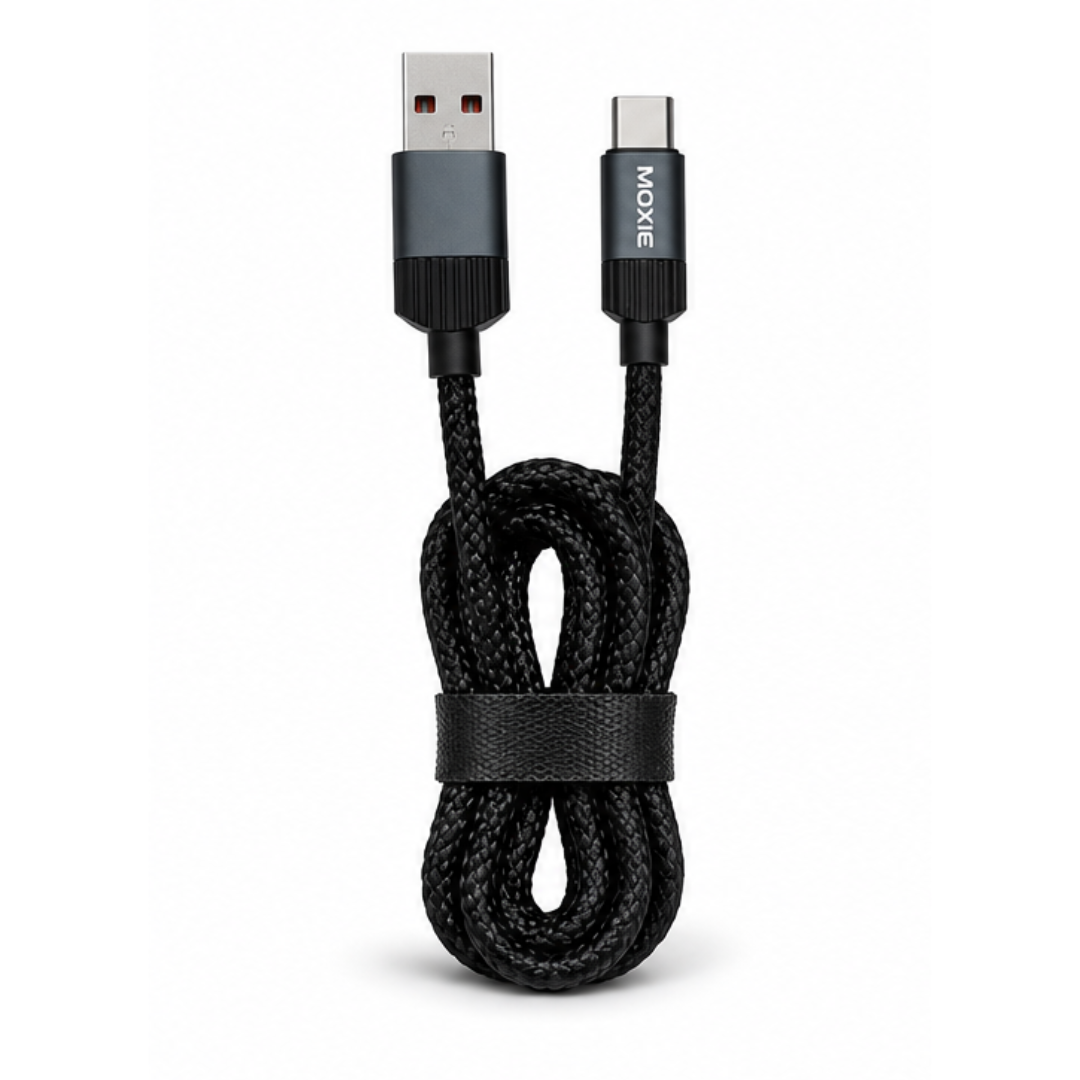 Moxie USB to Type-C Cable 30W | Fast Charging & Data Sync