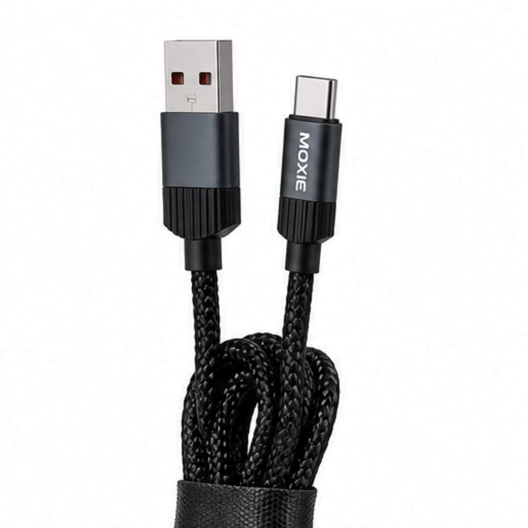 Moxie USB to Type-C Cable 30W | Fast Charging & Data Sync