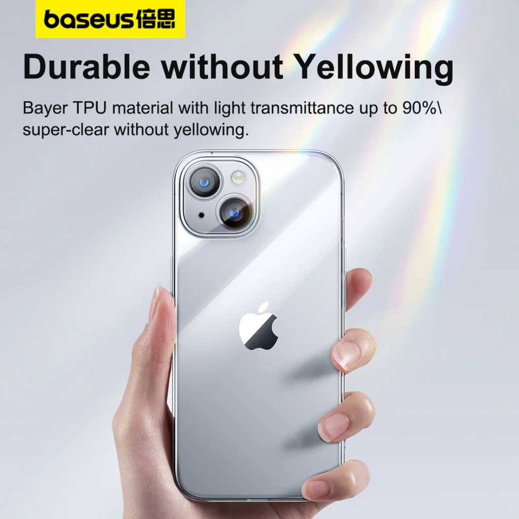Baseus Simple Series 2 Protective Case for iPhone 15 Series Clear Cover