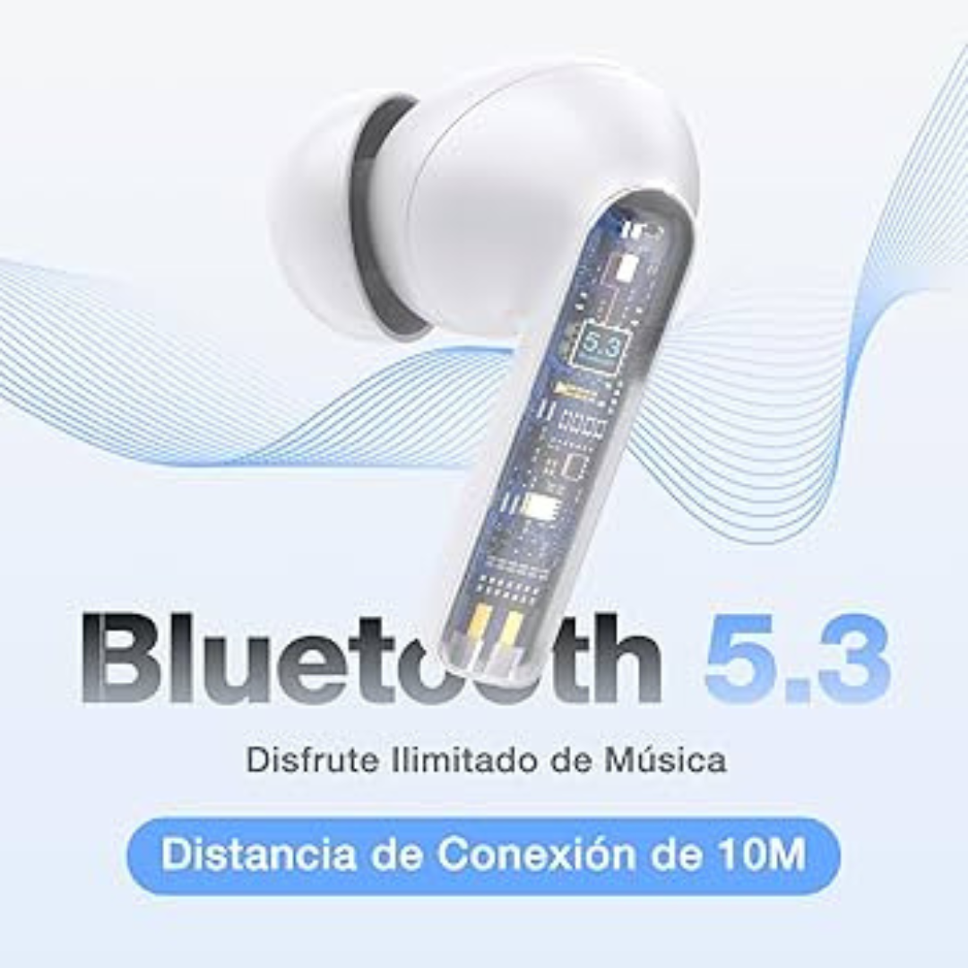 1Hora AUT206 Wireless Bluetooth 5.3 Earbuds with Charging Case