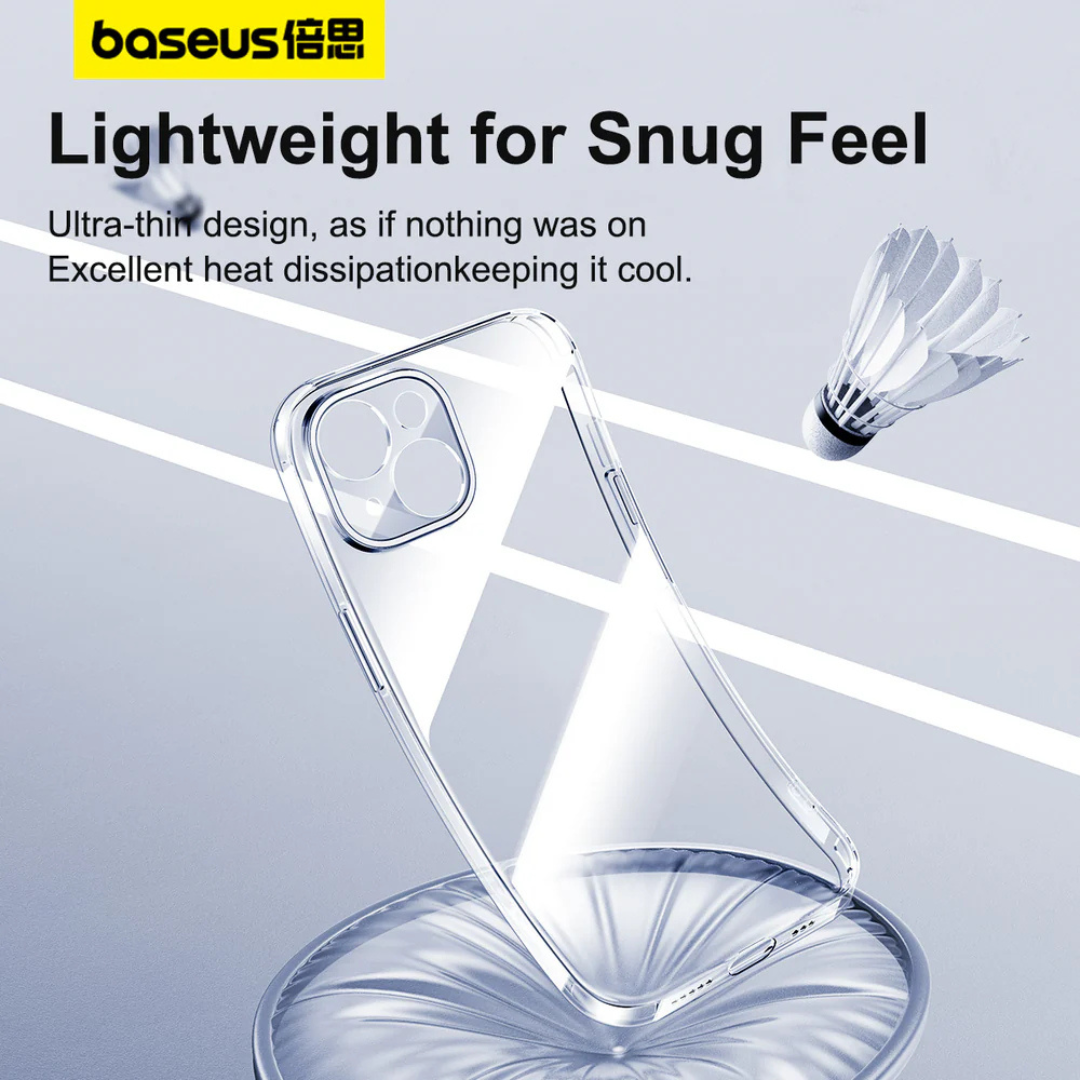 Baseus Simple Series 2 Protective Case for iPhone 15 Series Clear Cover