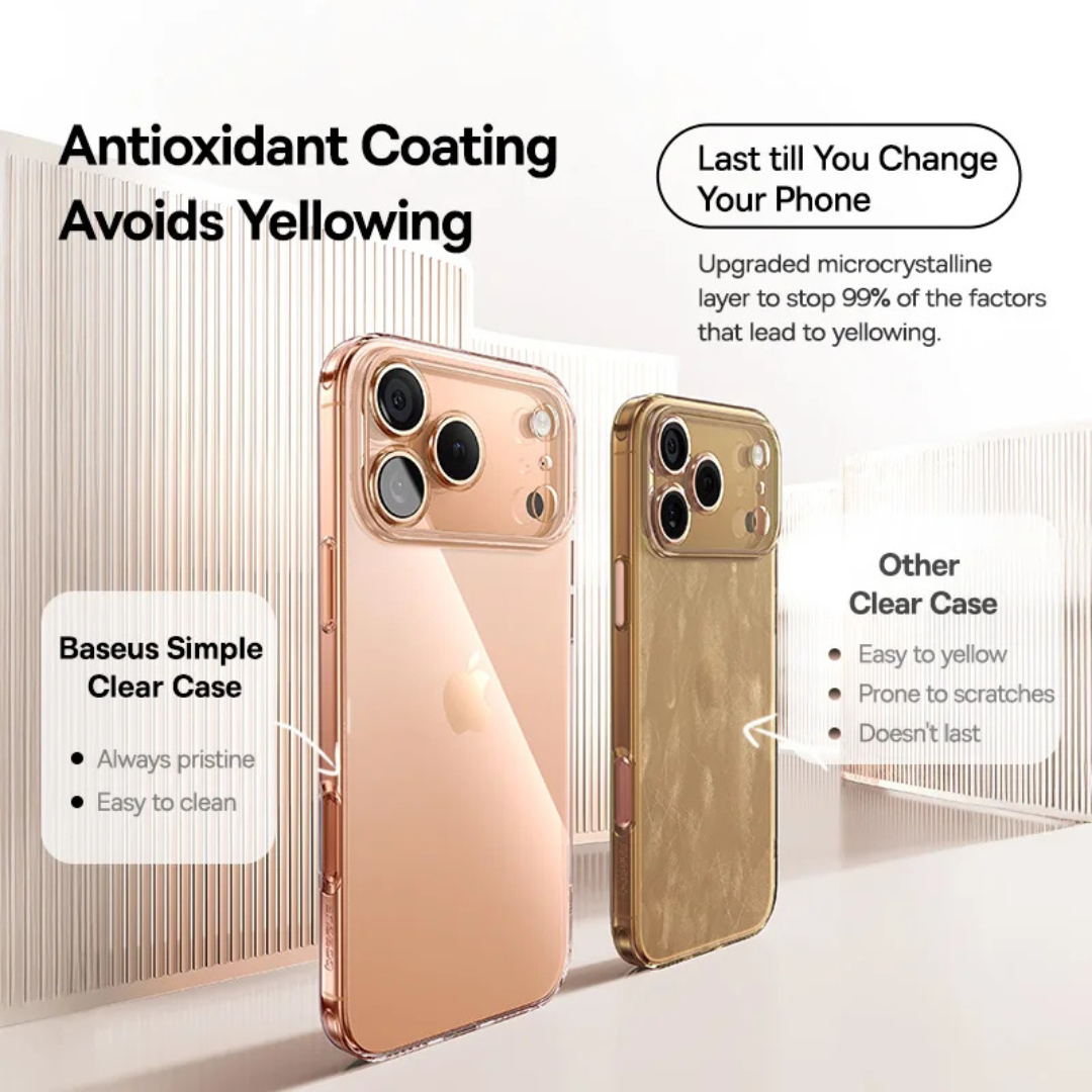 Baseus Simple Clear Case for iPhone 17 Series