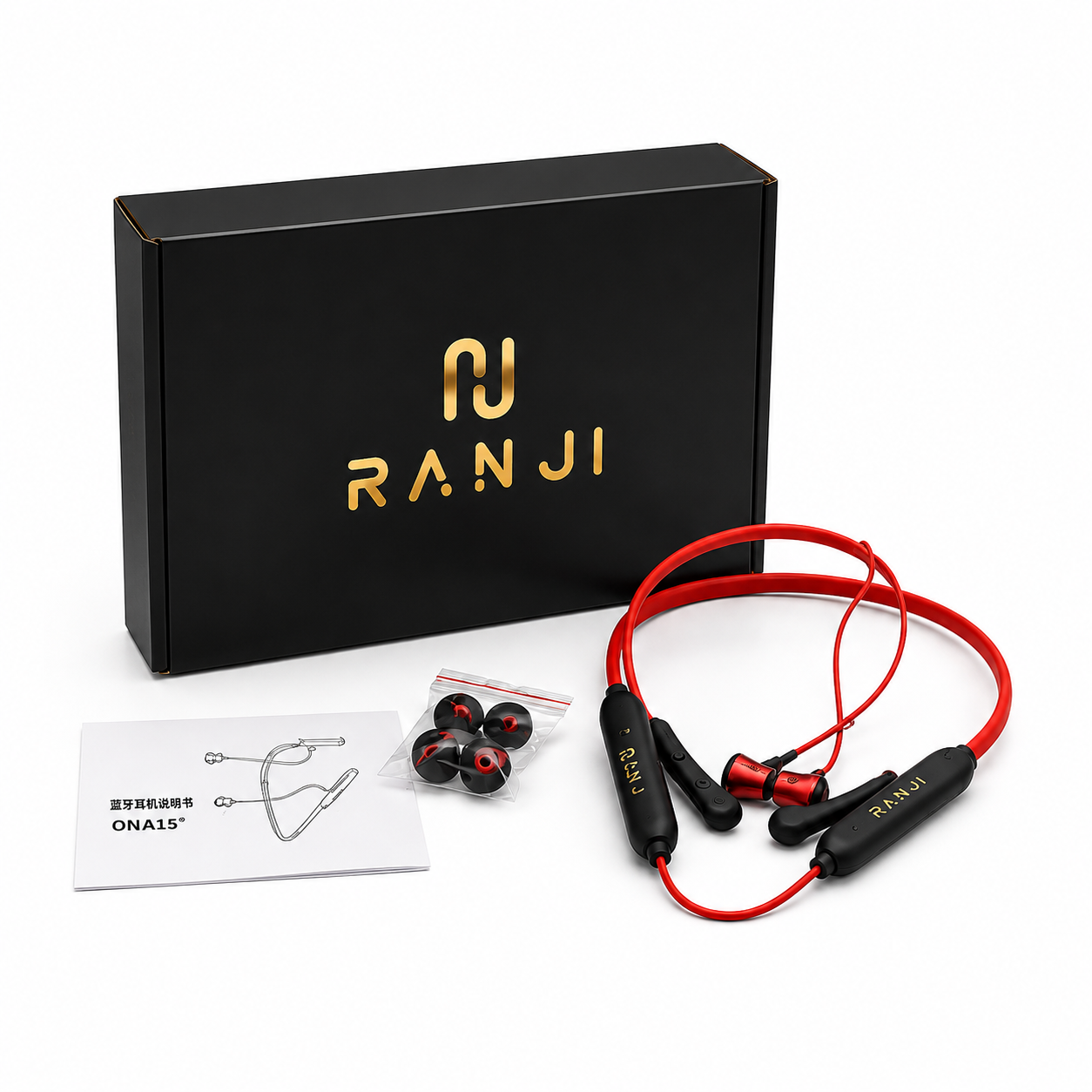Ranji T12 Wireless Bluetooth Earbuds – Bluetooth 5.4 | Multi-Device Connection