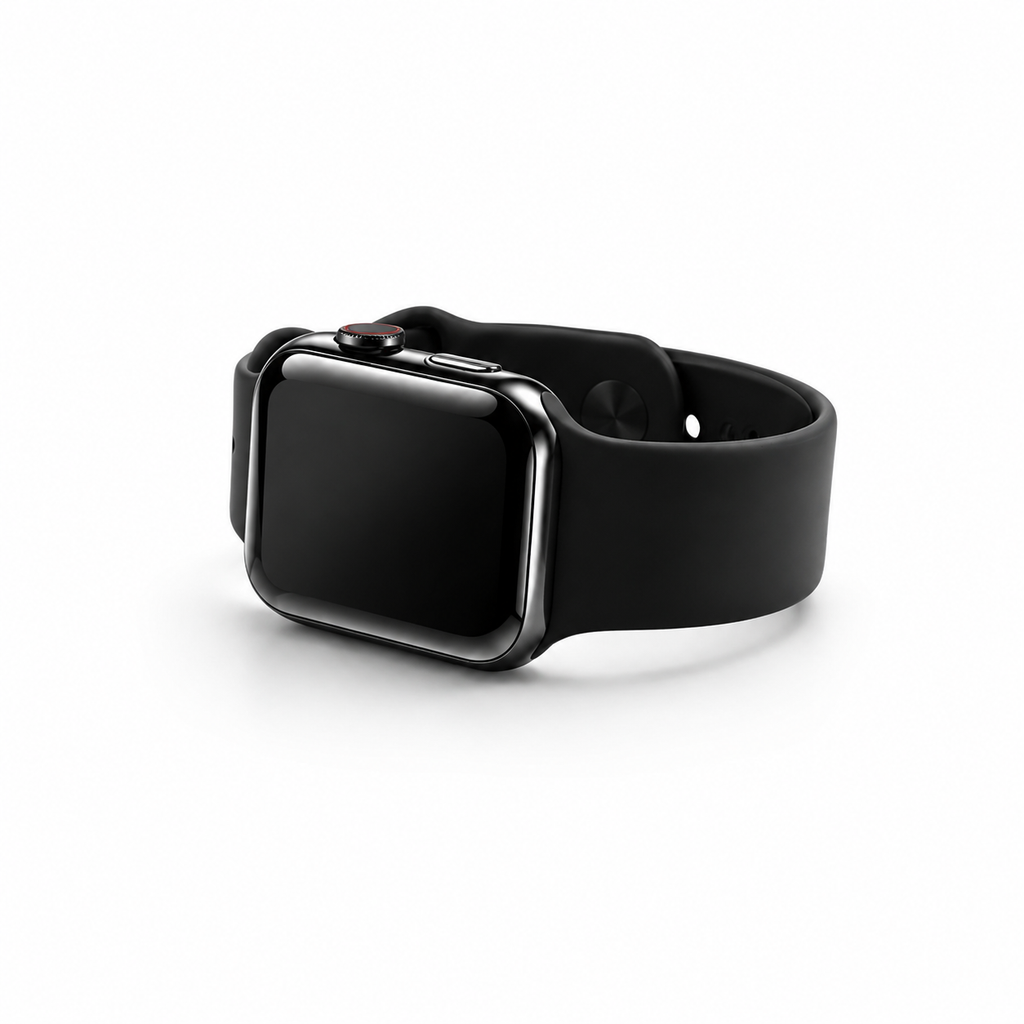Apple Logo Smart Watch with 2 Silicone Straps | Bluetooth Calling | Fitness & Health Tracking