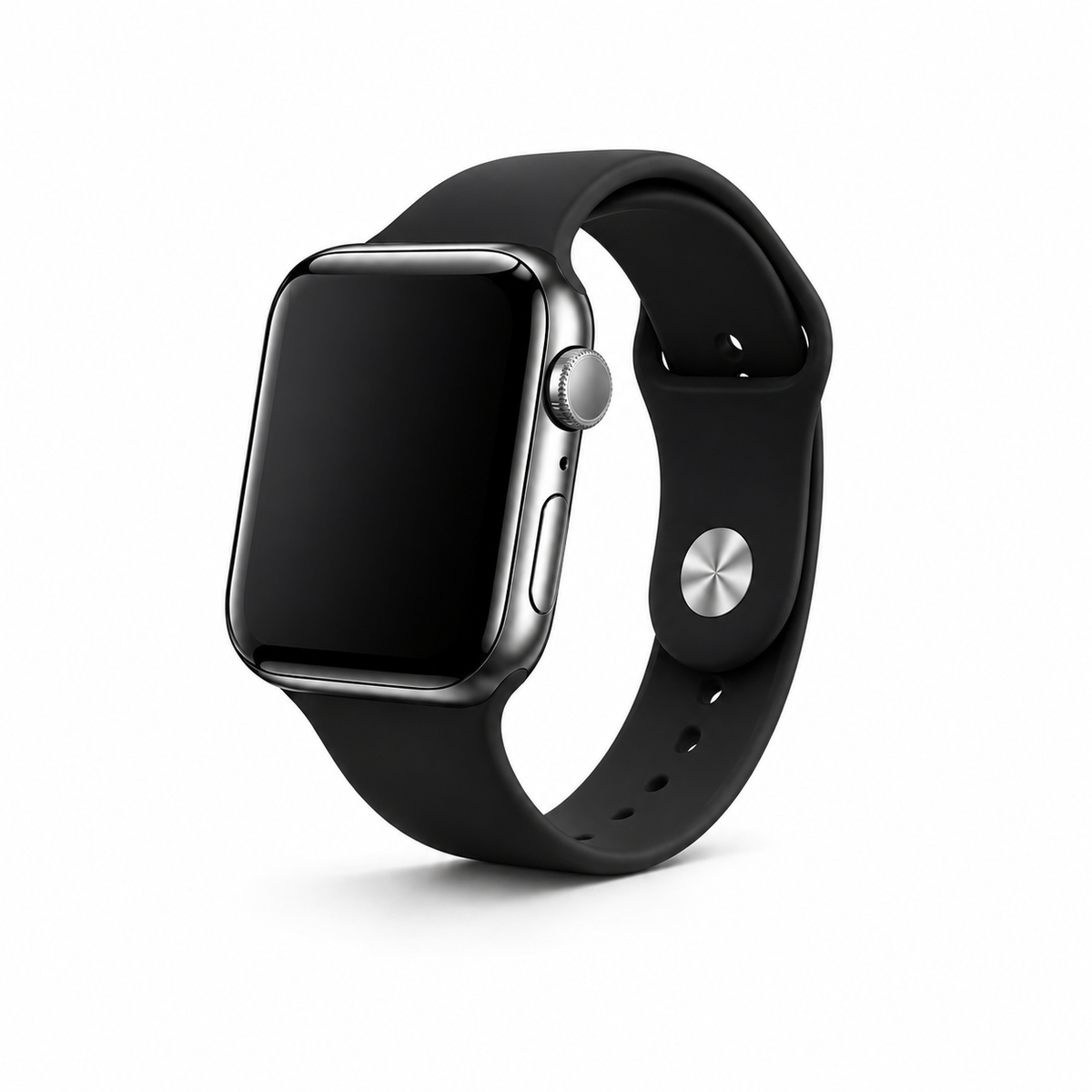 Apple Logo Smart Watch with 2 Silicone Straps | Bluetooth Calling | Fitness & Health Tracking