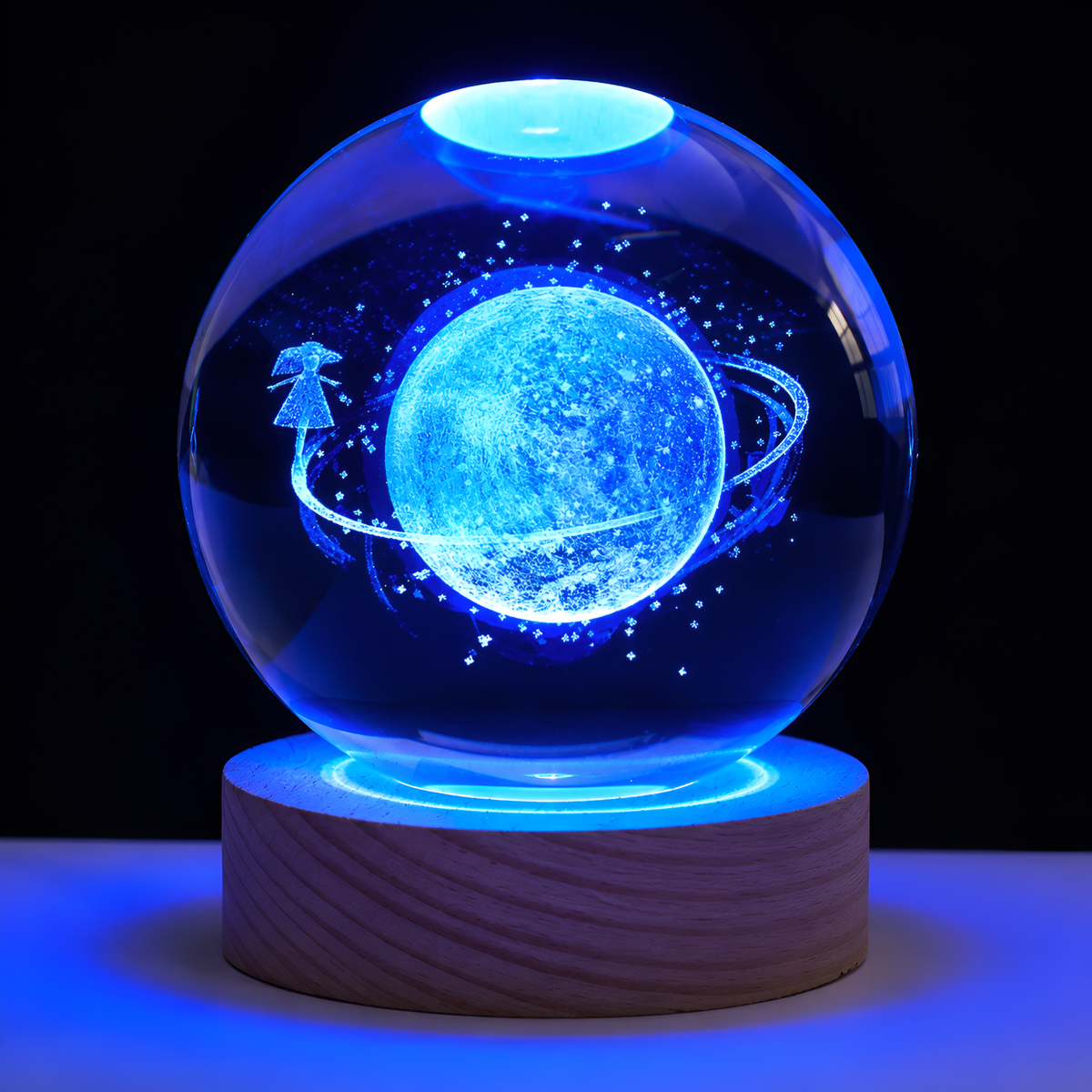 Crystal Ball Lamp | 3D LED Night Light Decorative Lamp