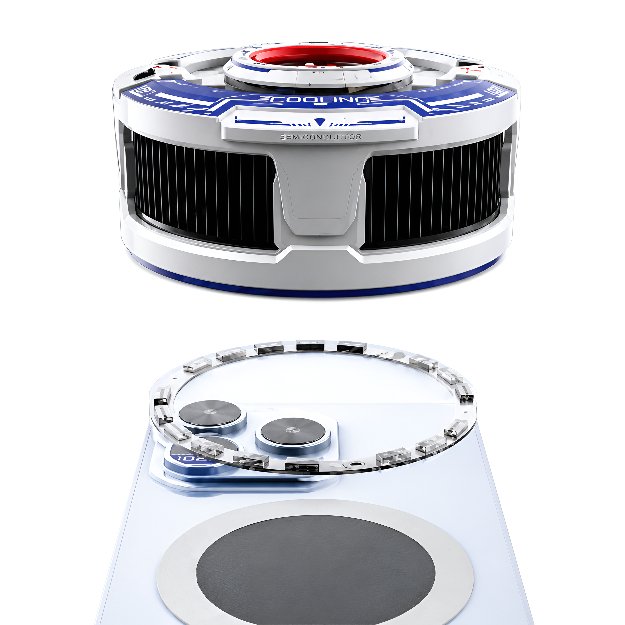 CX16 Semiconductor Phone Cooling Fan | Magnetic Mobile Cooler
