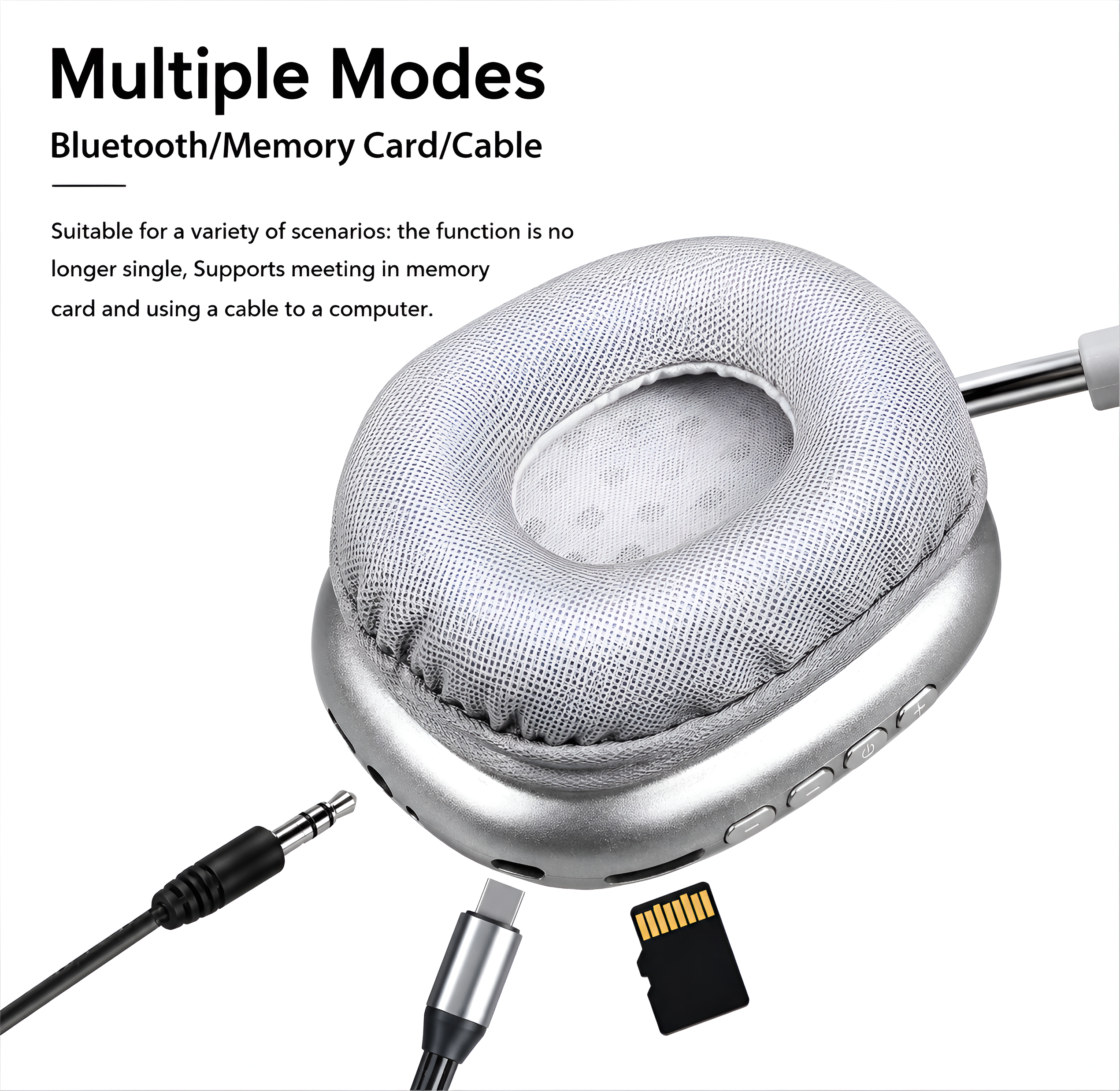 P9 Wireless Bluetooth Headphones | Stereo Bass Over-Ear Headphones