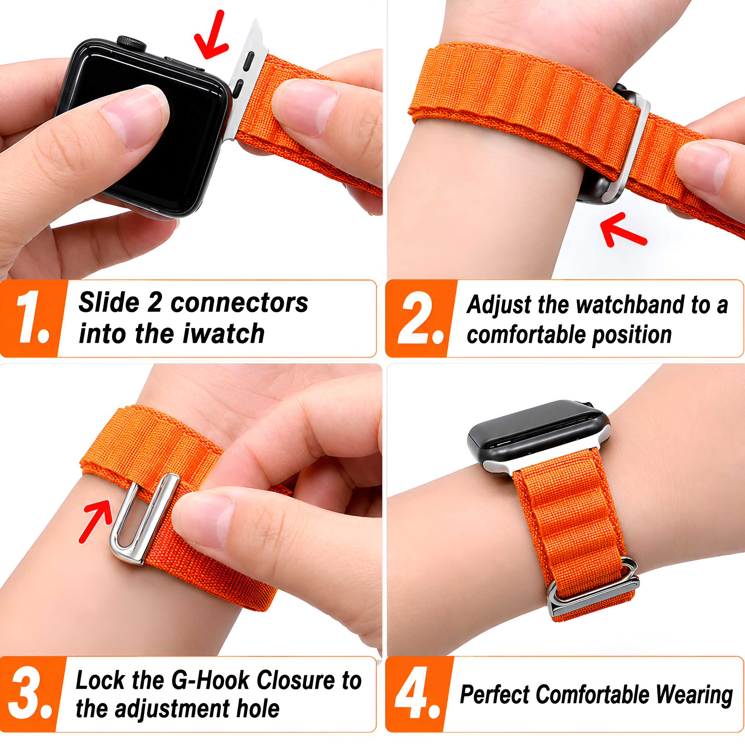 Alpine Loop Smartwatch Strap 44mm | Rugged Nylon Sport Band
