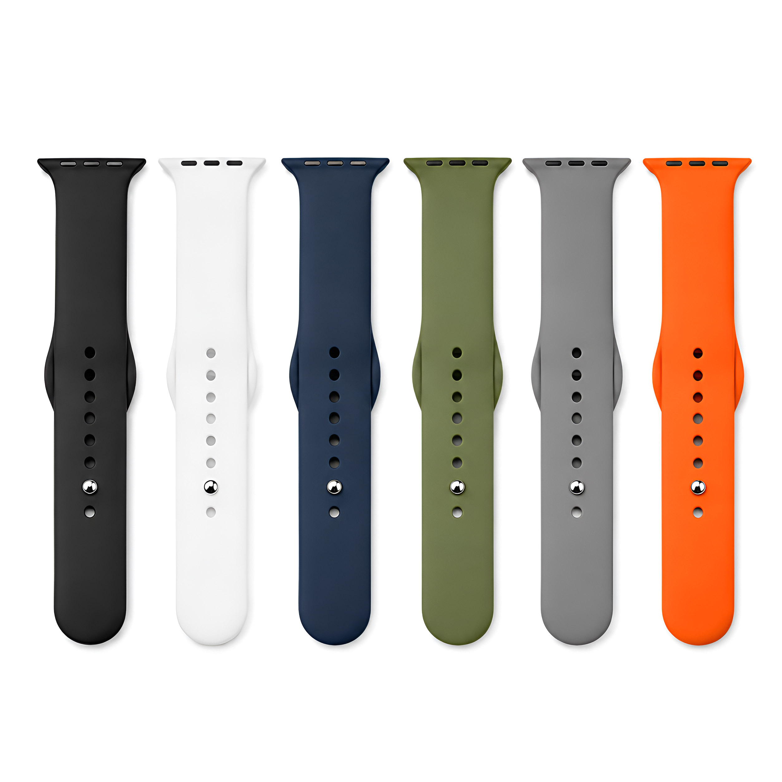 Plain Silicone Smartwatch Strap 44mm | Soft & Comfortable Watch Band