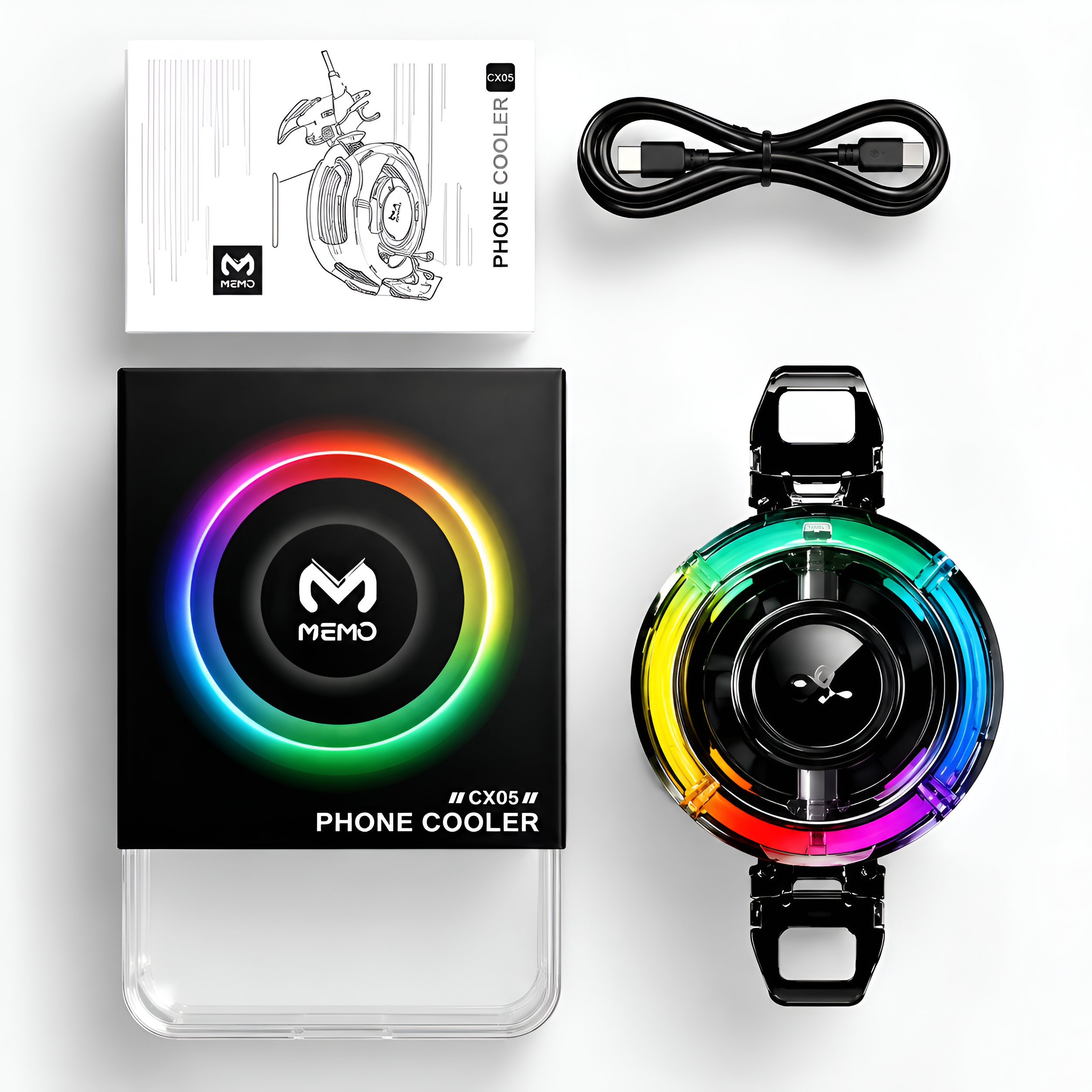 CX15 RGB Mobile Cooling Fan | High-Performance Phone Cooler