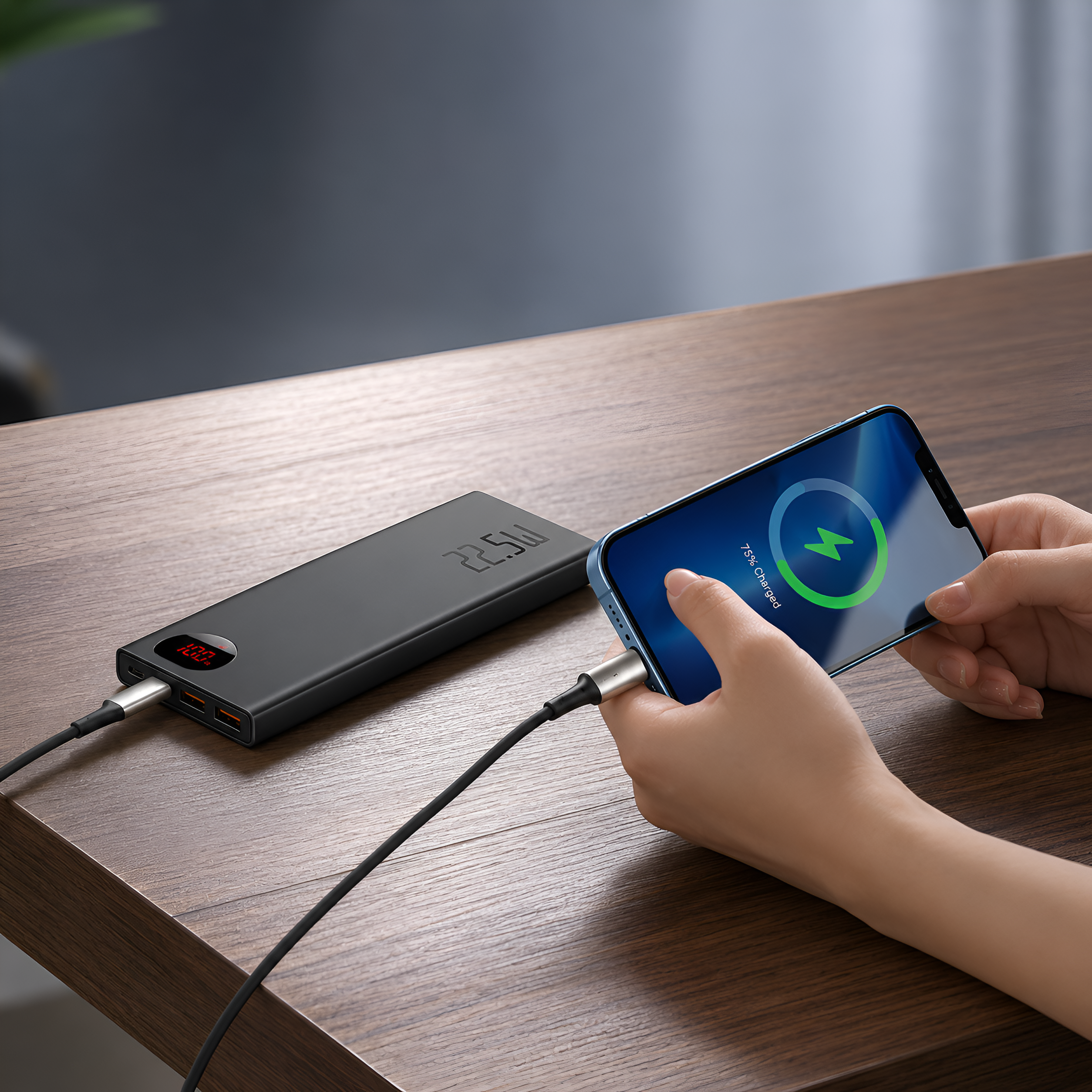 Baseus Adaman Metal Digital Display Power Bank 10000mAh 22.5W Fast Charging