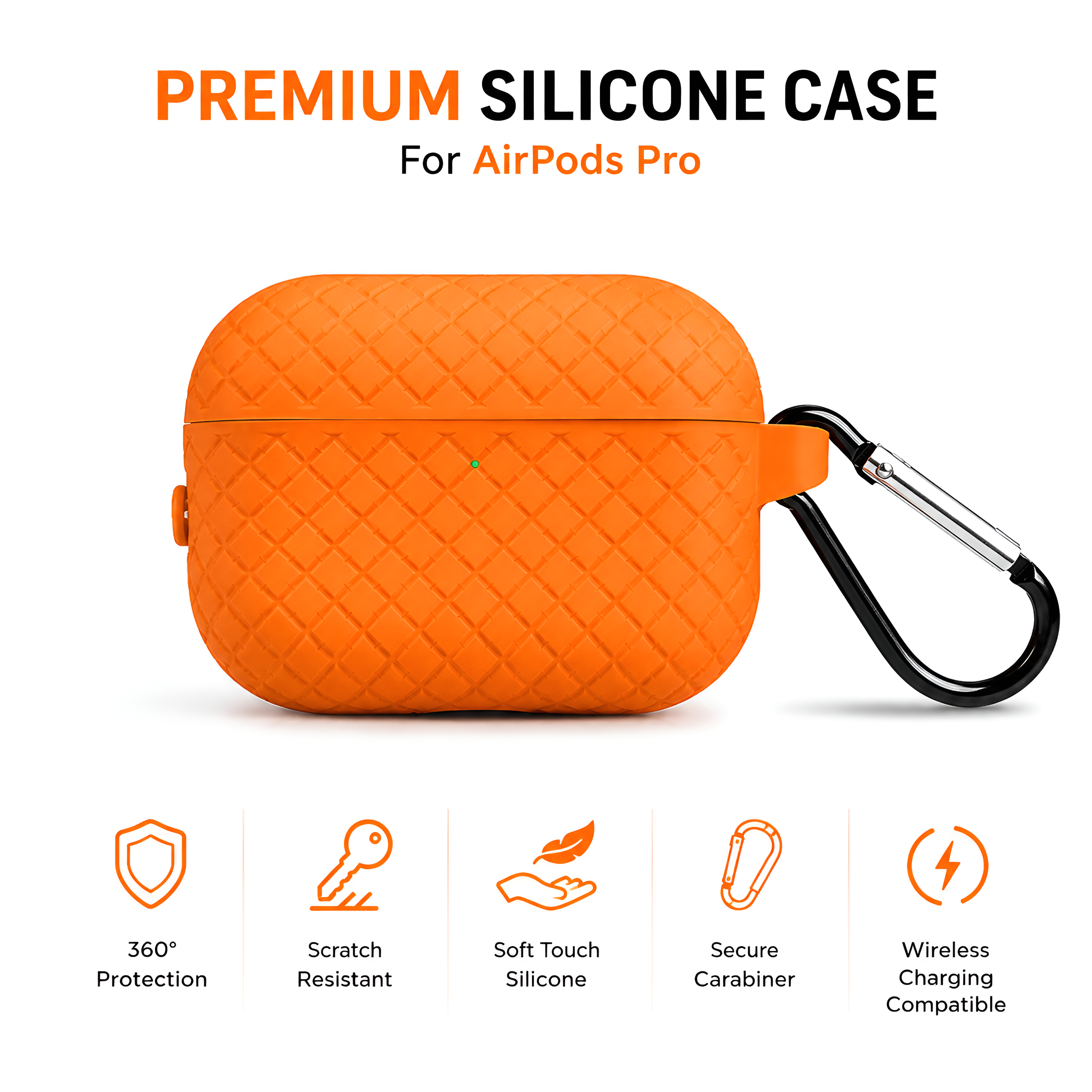Textured Silicone AirPods Case