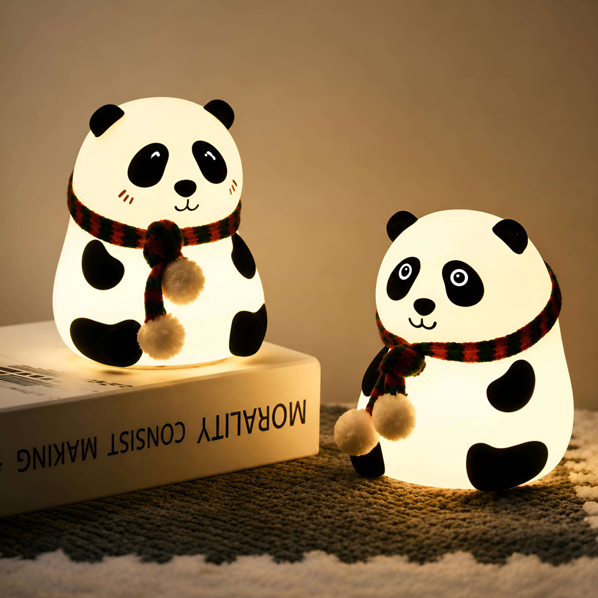 Panda Night Lamp | Cute LED Bedside Lamp