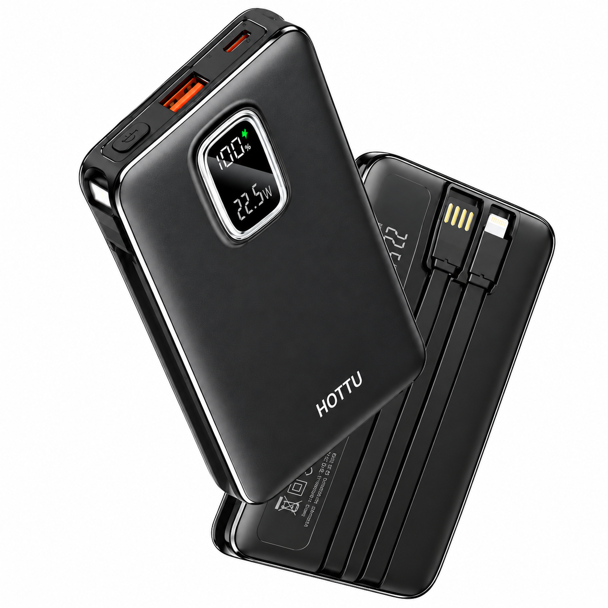 HOTTU HT29 Fusion Series Power Bank – 10000mAh 22.5W Fast Charging