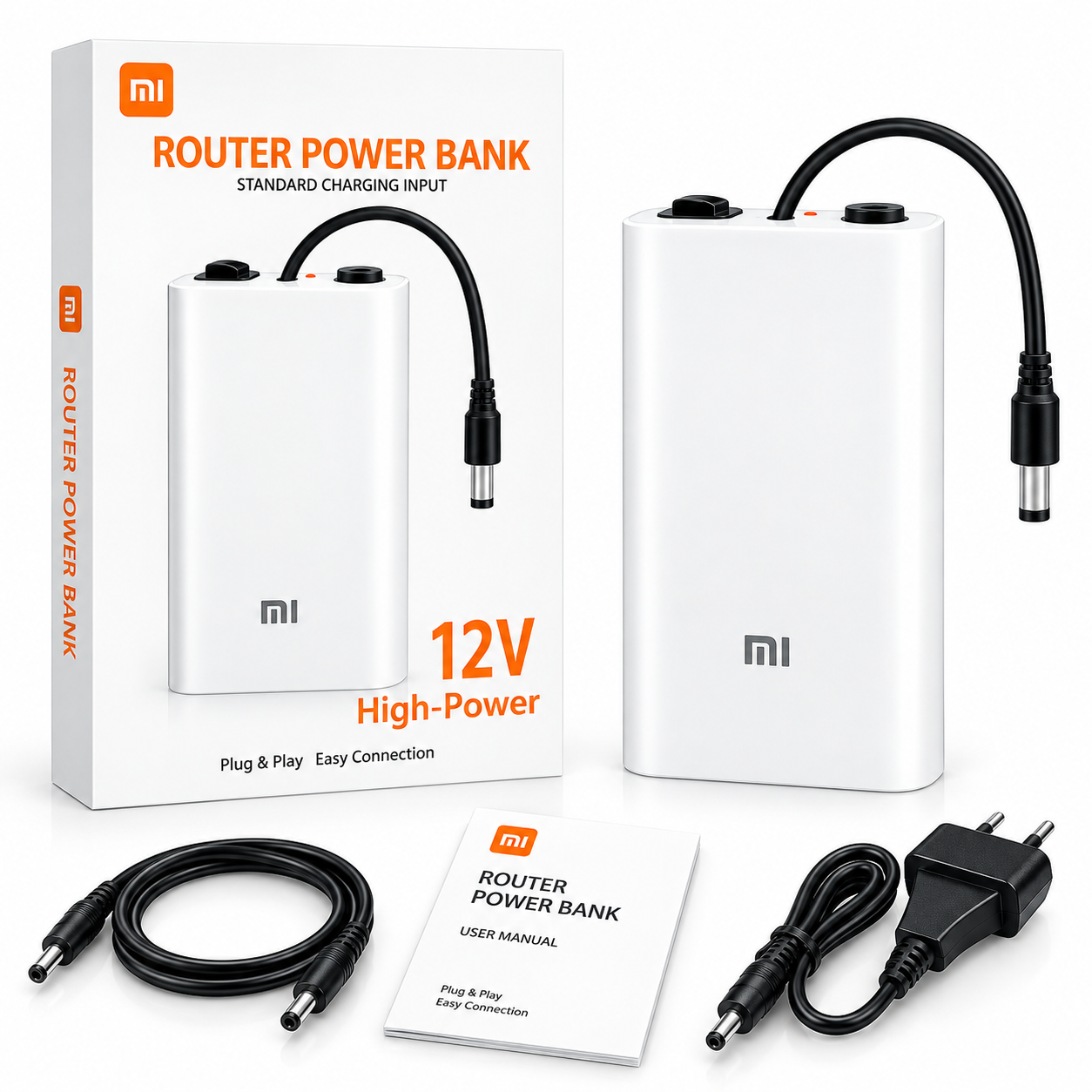 Mi 12V Router Power Bank – 20000mAh Mini UPS Backup