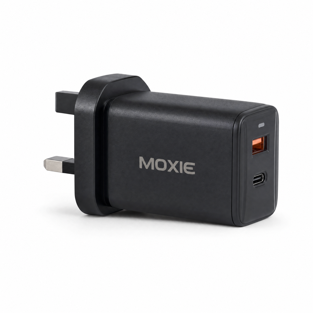 Moxie 65W Fast Charging Adapter | Advanced Heat Dissipation & Full Safety Protection